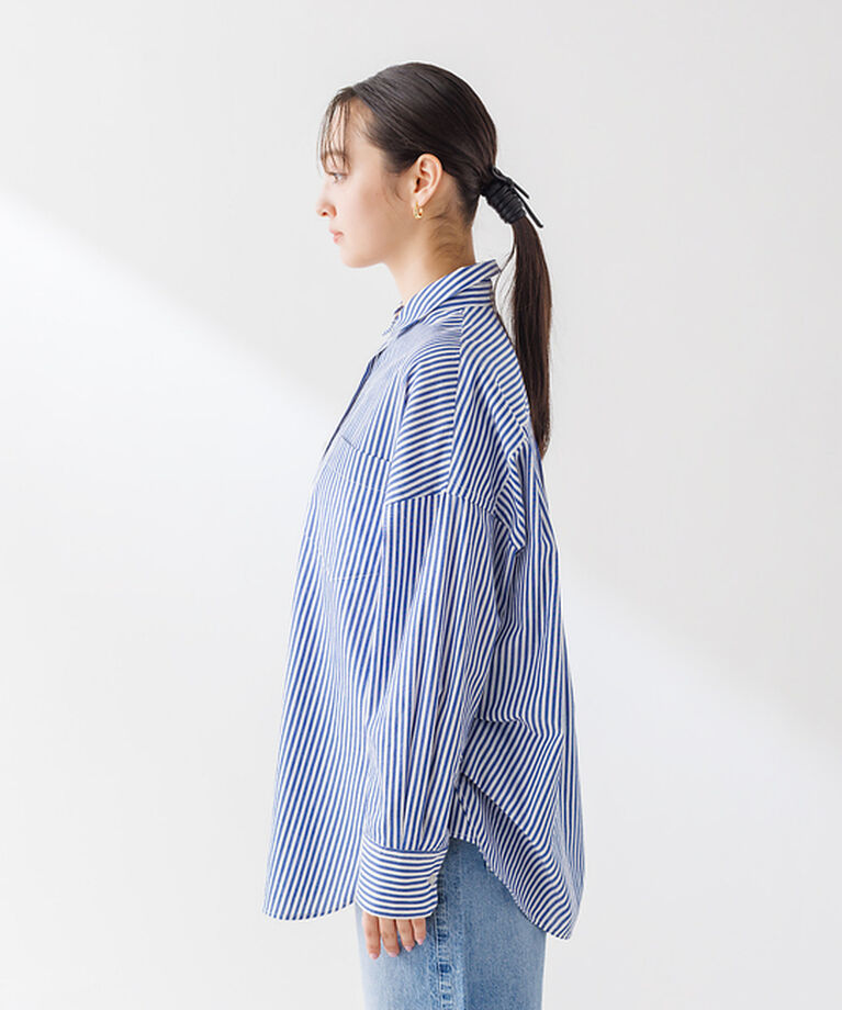 Rouge vif「コットンブロードタックフォルムシャツ」|シャツ・ブラウス|