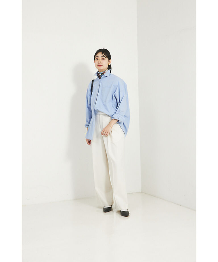 Rouge vif「コットンブロードタックフォルムシャツ」|シャツ・ブラウス|