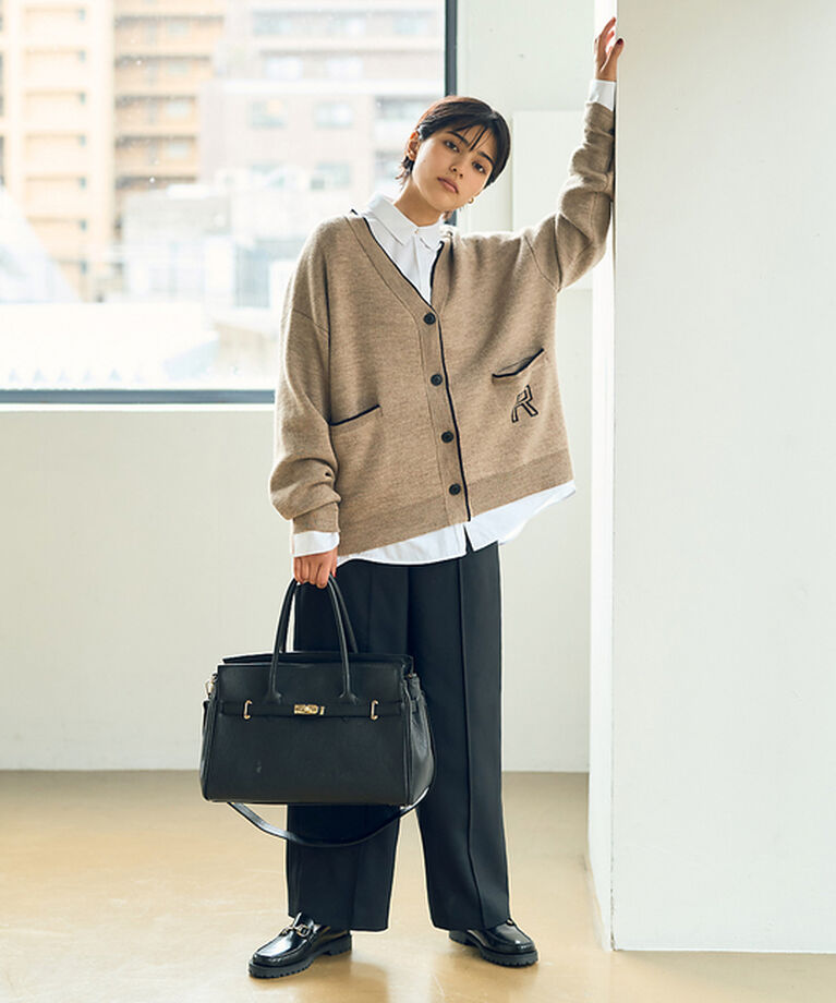 Rouge vif「ウールライクイージーストレートパンツ」|その他|