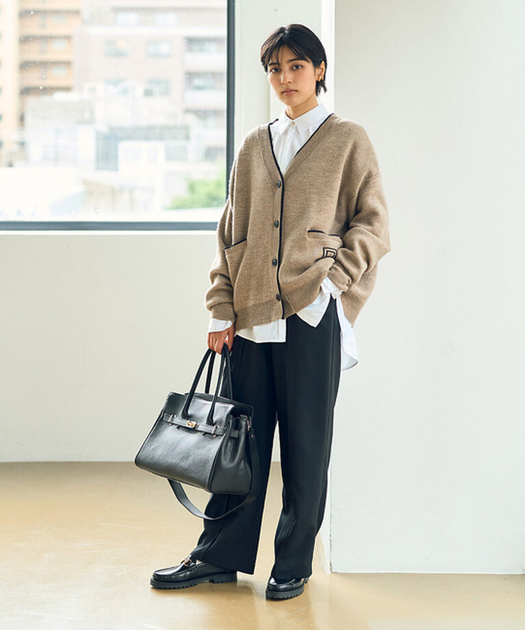 Rouge vif「ウールライクイージーストレートパンツ」|その他|