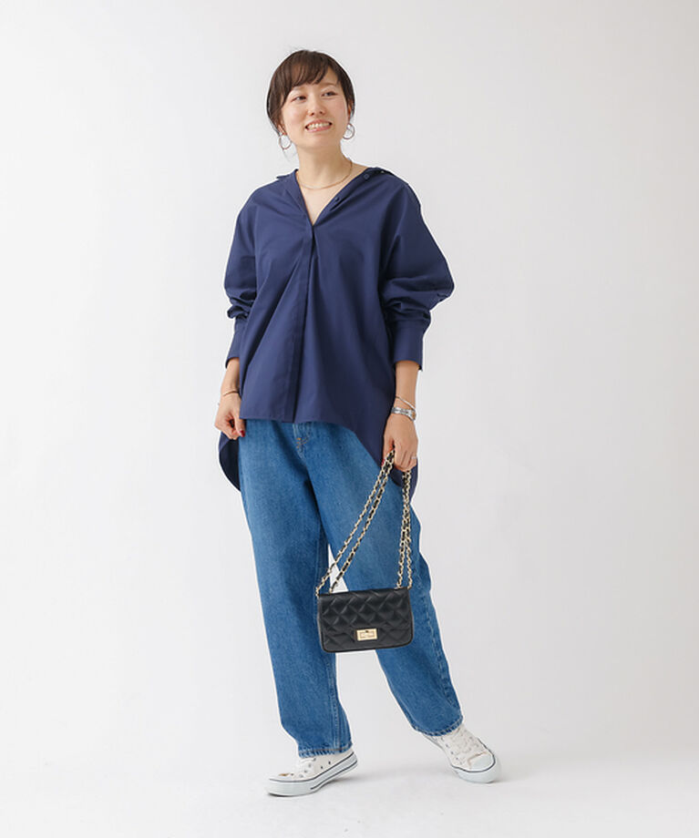 Rouge vif「マチ付きドルマンワイドシャツ」|シャツ・ブラウス|