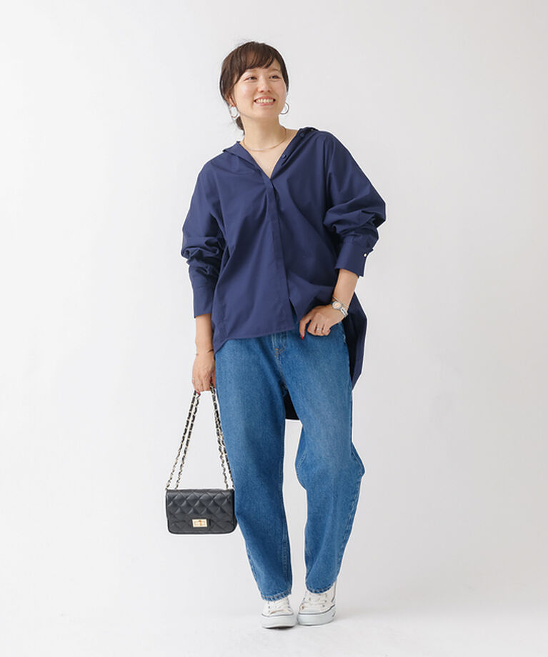 Rouge vif「マチ付きドルマンワイドシャツ」|シャツ・ブラウス|