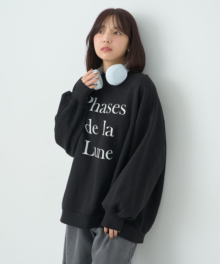 earth music&ecology「Phases de la Luneルーズスウェット」|スウェット・ジャージ|