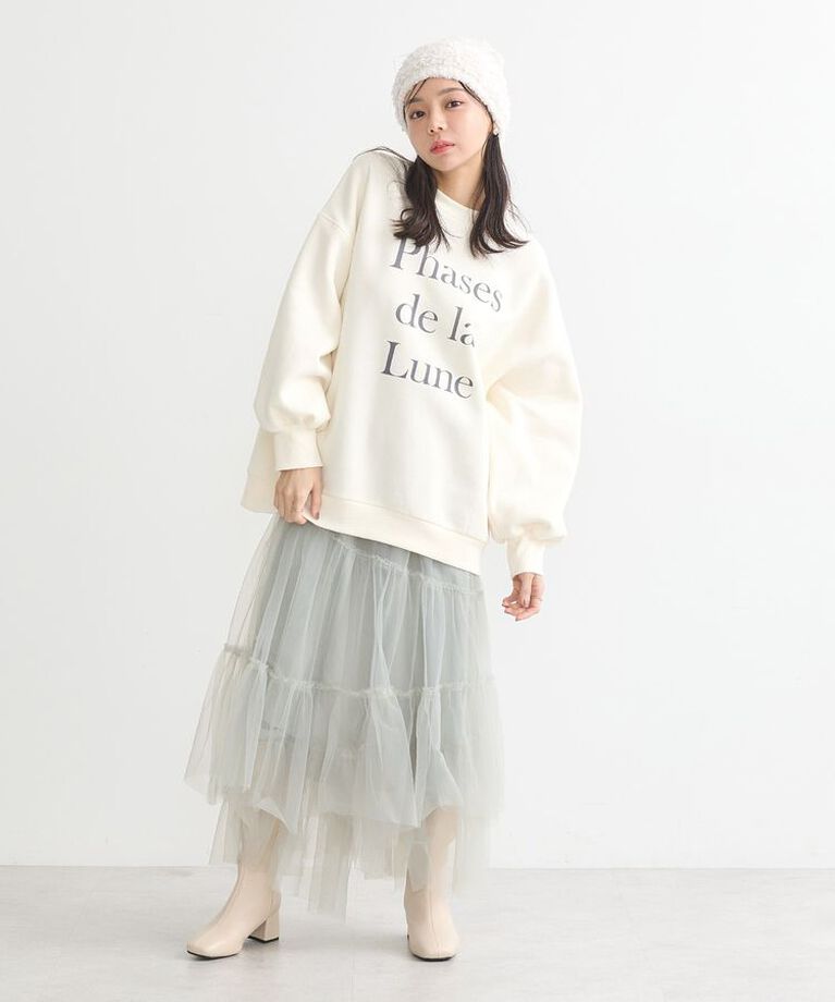 earth music&ecology「Phases de la Luneルーズスウェット」|スウェット・ジャージ|
