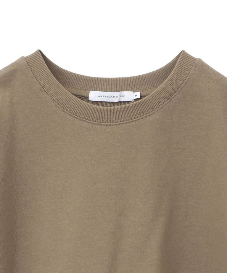 AMERICAN HOLIC「ミニ裏毛5分袖プルオーバー」|Tシャツ・カットソー|