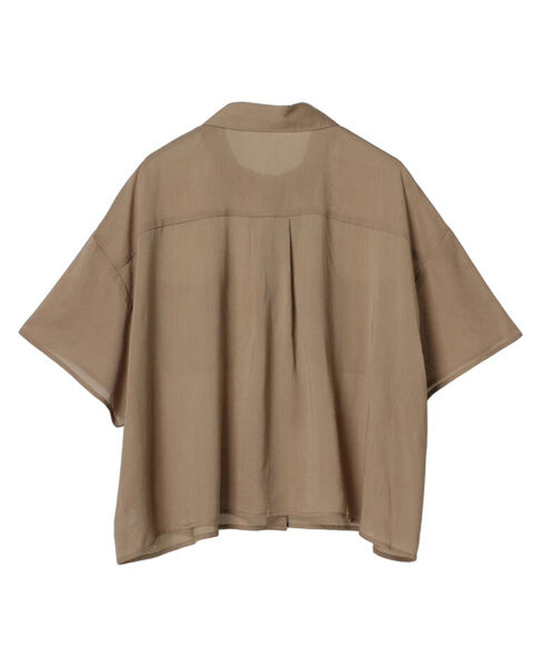 GARAGE OF GOOD CLOTHING「ボイルローンハーフスリーブブラウス」|シャツ・ブラウス|