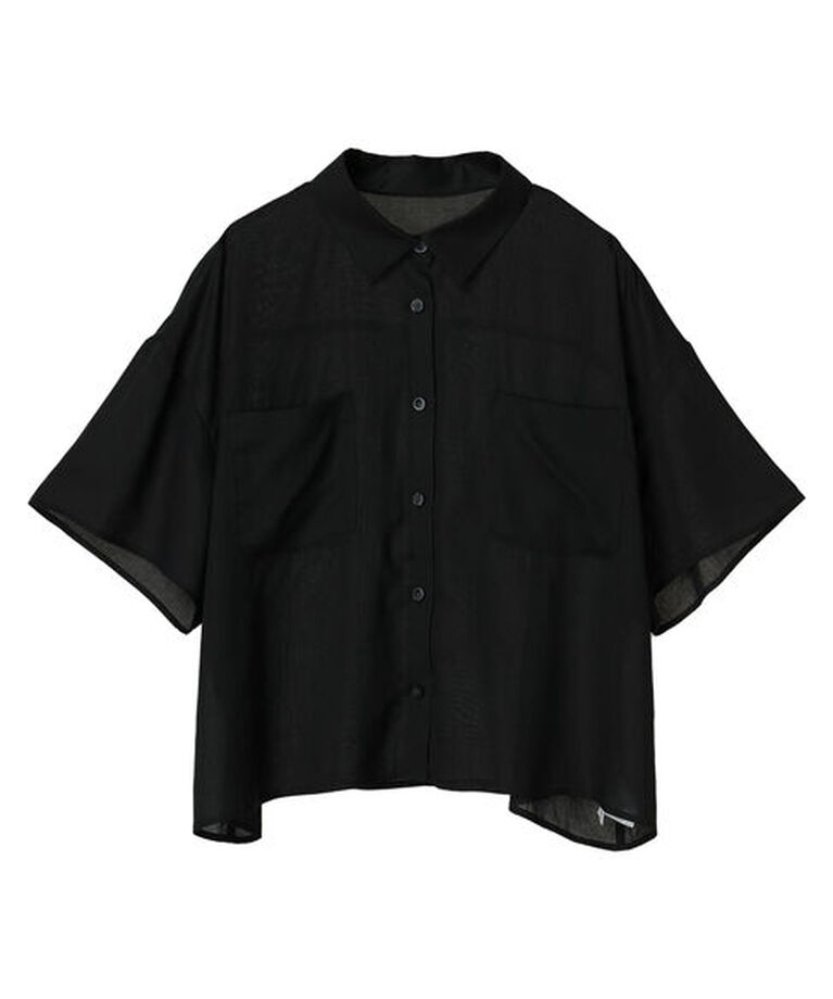 GARAGE OF GOOD CLOTHING「ボイルローンハーフスリーブブラウス」|シャツ・ブラウス|