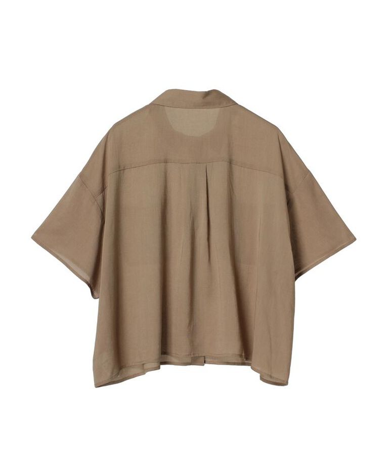 GARAGE OF GOOD CLOTHING「ボイルローンハーフスリーブブラウス」|シャツ・ブラウス|