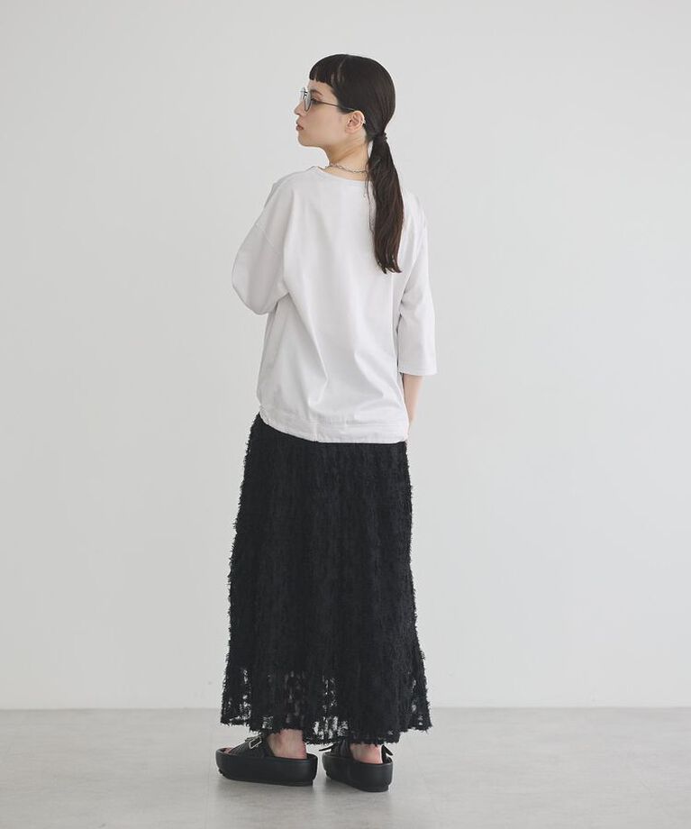 GARAGE OF GOOD CLOTHING「【日本製】七分袖裾ドロストプルオーバー」|Tシャツ・カットソー|