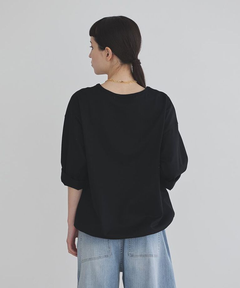 GARAGE OF GOOD CLOTHING「【日本製】七分袖裾ドロストプルオーバー」|Tシャツ・カットソー|