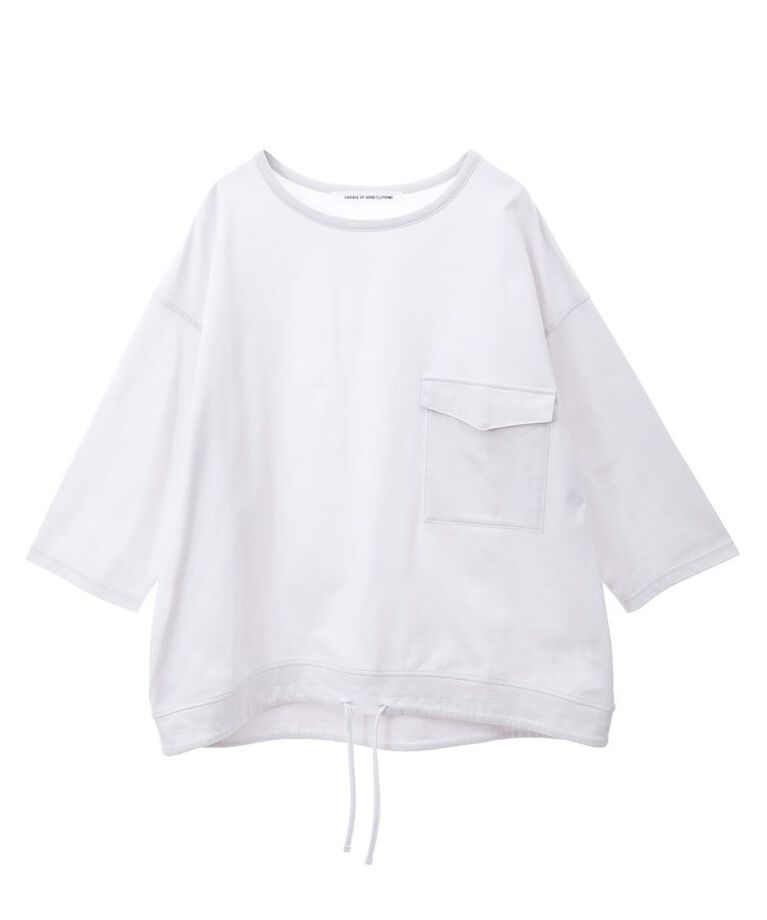 GARAGE OF GOOD CLOTHING「【日本製】七分袖裾ドロストプルオーバー」|Tシャツ・カットソー|