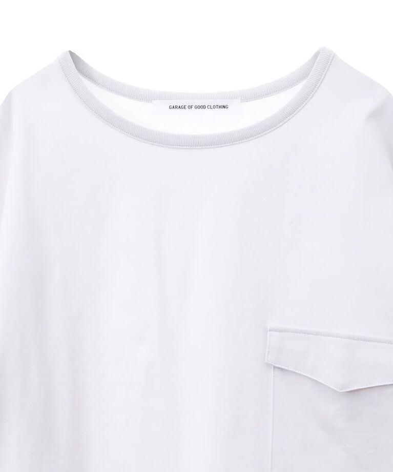 GARAGE OF GOOD CLOTHING「【日本製】七分袖裾ドロストプルオーバー」|Tシャツ・カットソー|