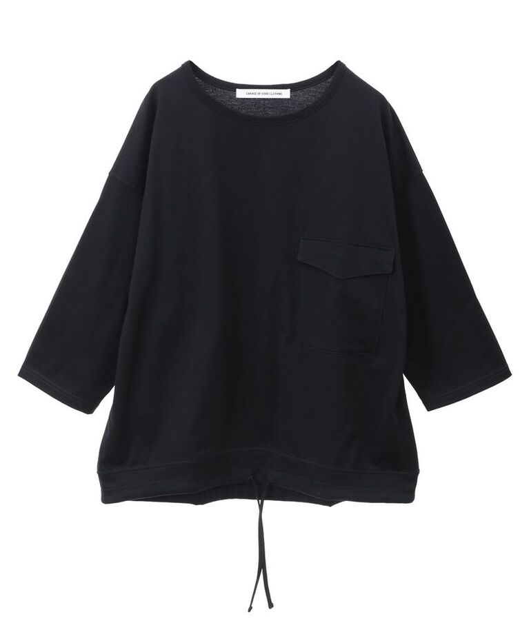 GARAGE OF GOOD CLOTHING「【日本製】七分袖裾ドロストプルオーバー」|Tシャツ・カットソー|