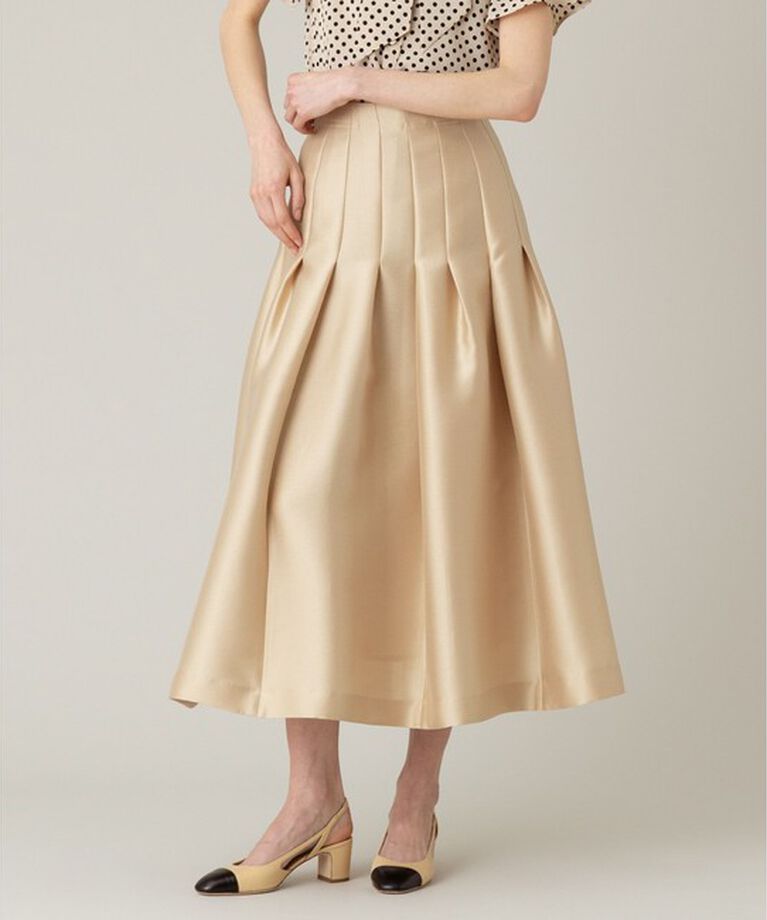 LOULOU WILLOUGHBY「【LOULOU WILLOUGHBY】◇ジップアップタックスカート」|スカート|