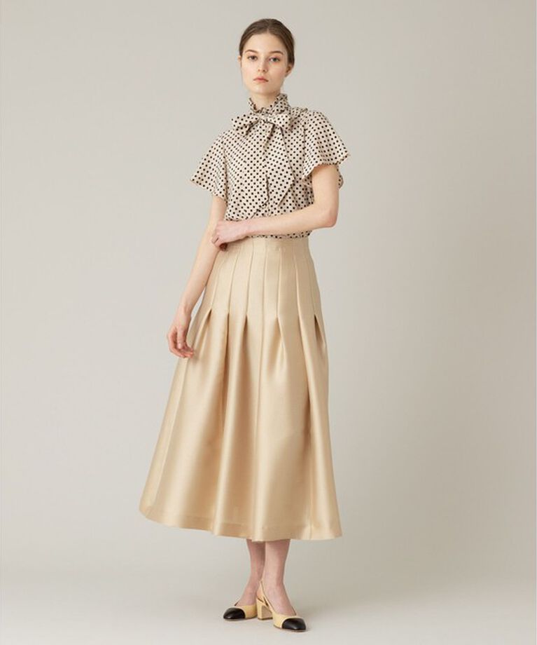 LOULOU WILLOUGHBY「【LOULOU WILLOUGHBY】◇ジップアップタックスカート」|スカート|