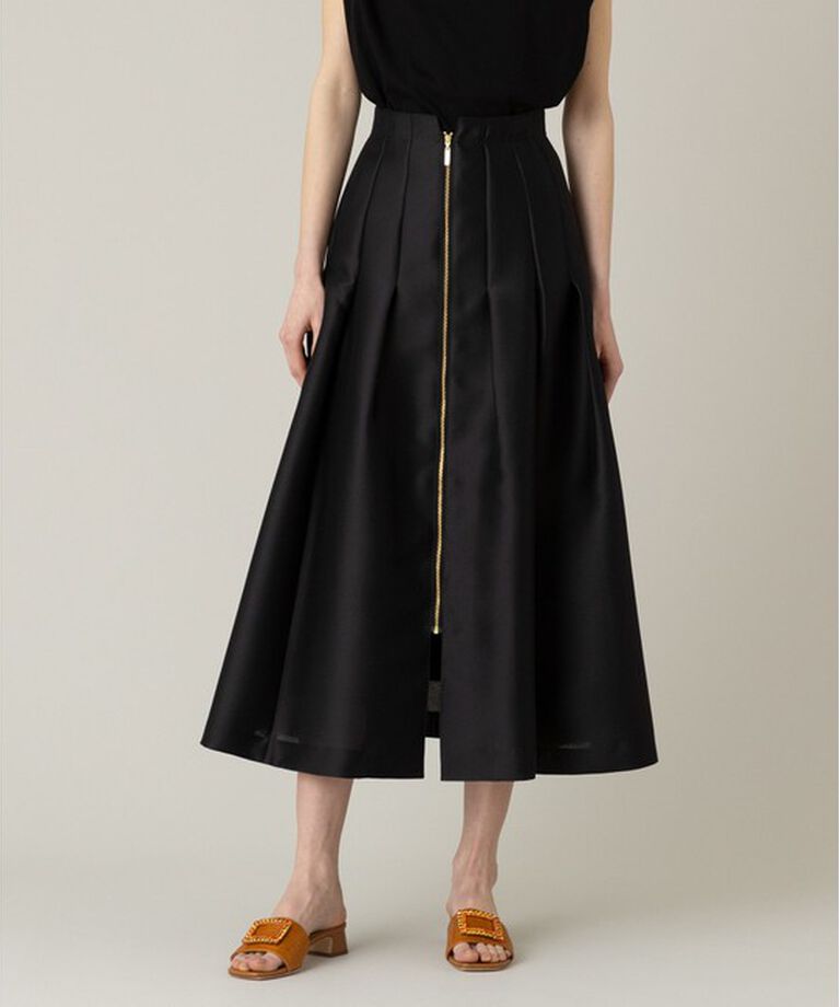 LOULOU WILLOUGHBY「【LOULOU WILLOUGHBY】◇ジップアップタックスカート」|スカート|
