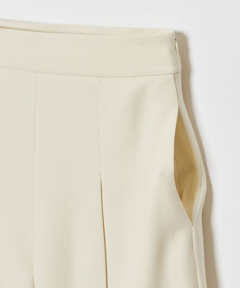LOULOU WILLOUGHBY「【LOULOU WILLOUGHBY】ジョーゼットタックワイドパンツ」|その他|