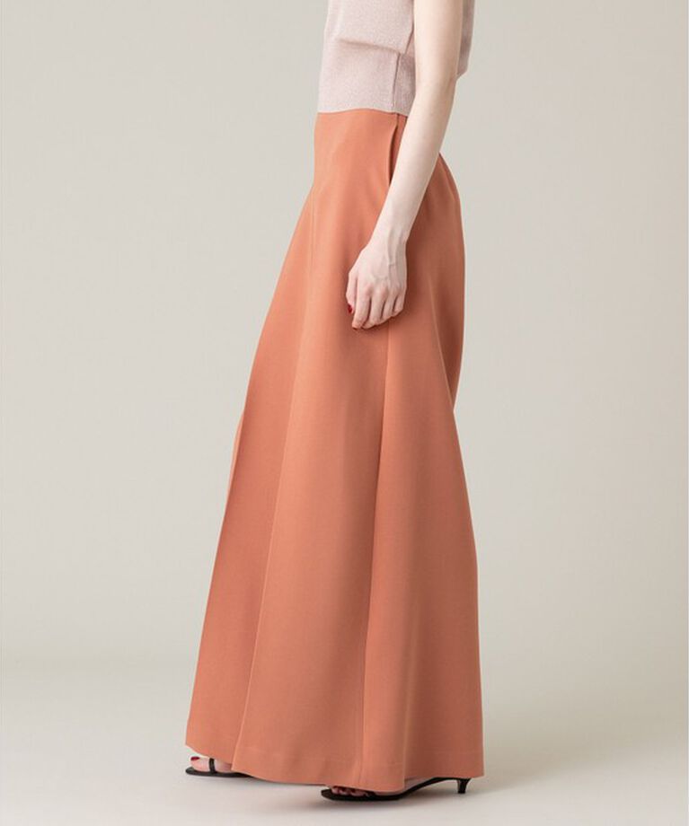 LOULOU WILLOUGHBY「【LOULOU WILLOUGHBY】ジョーゼットタックワイドパンツ」|その他|