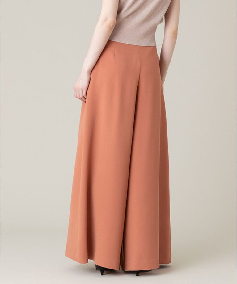 LOULOU WILLOUGHBY「【LOULOU WILLOUGHBY】ジョーゼットタックワイドパンツ」|その他|