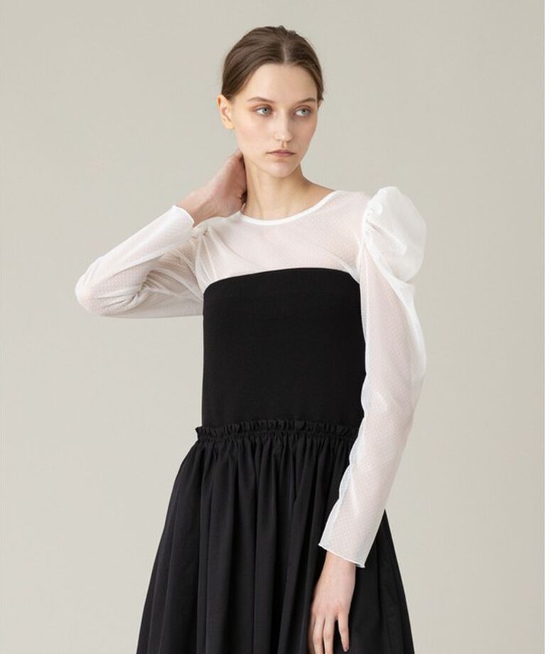 LOULOU WILLOUGHBY「【LOULOU WILLOUGHBY】ビスチェニットワンピース」|ワンピース|
