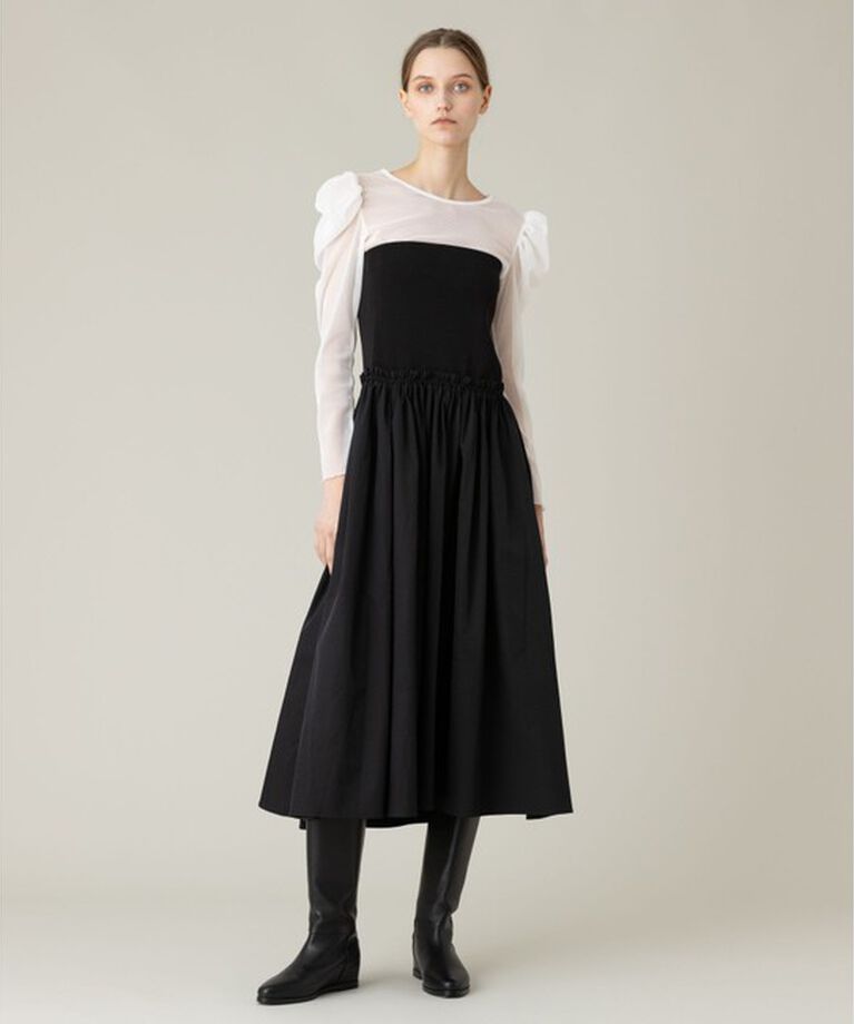 LOULOU WILLOUGHBY「【LOULOU WILLOUGHBY】ビスチェニットワンピース」|ワンピース|