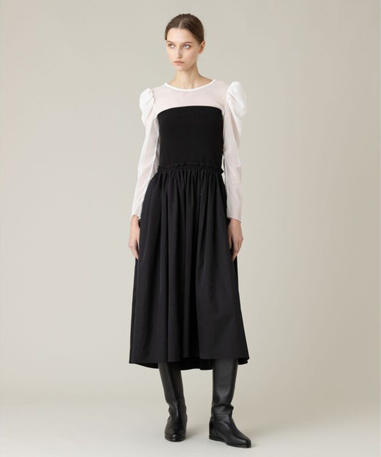 LOULOU WILLOUGHBY「【LOULOU WILLOUGHBY】ビスチェニットワンピース」|ワンピース|