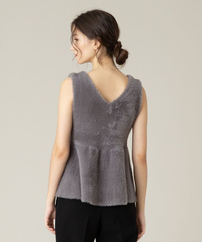 LOULOU WILLOUGHBY「【LOULOU WILLOUGHBY】フェザーペプラムジレ」|その他|
