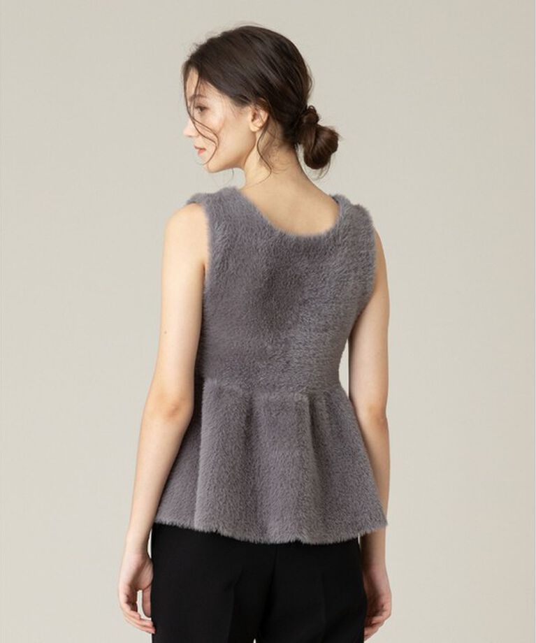 LOULOU WILLOUGHBY「【LOULOU WILLOUGHBY】フェザーペプラムジレ」|その他|