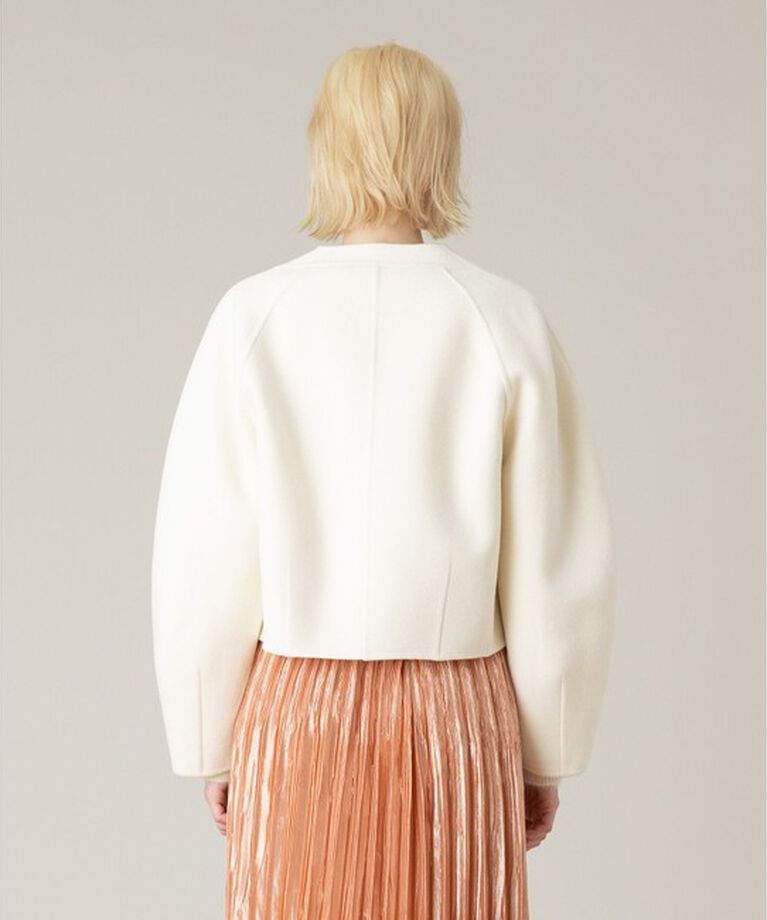 LOULOU WILLOUGHBY「【LOULOU WILLOUGHBY】シャルムビーバーリバージャケット」|ノーカラージャケット|