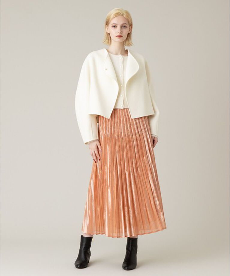 LOULOU WILLOUGHBY「【LOULOU WILLOUGHBY】シャルムビーバーリバージャケット」|ノーカラージャケット|