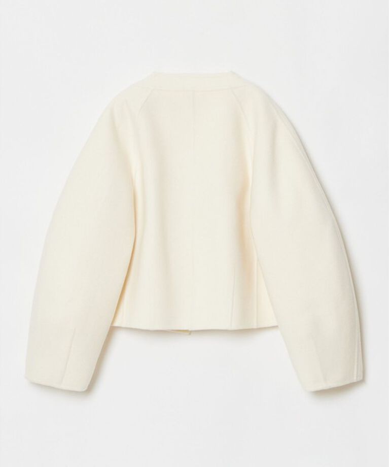 LOULOU WILLOUGHBY「【LOULOU WILLOUGHBY】シャルムビーバーリバージャケット」|ノーカラージャケット|