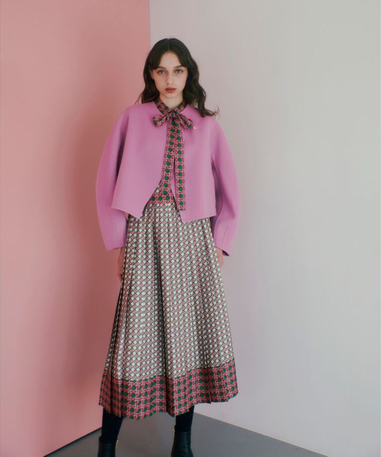 LOULOU WILLOUGHBY「【LOULOU WILLOUGHBY】シャルムビーバーリバージャケット」|ノーカラージャケット|