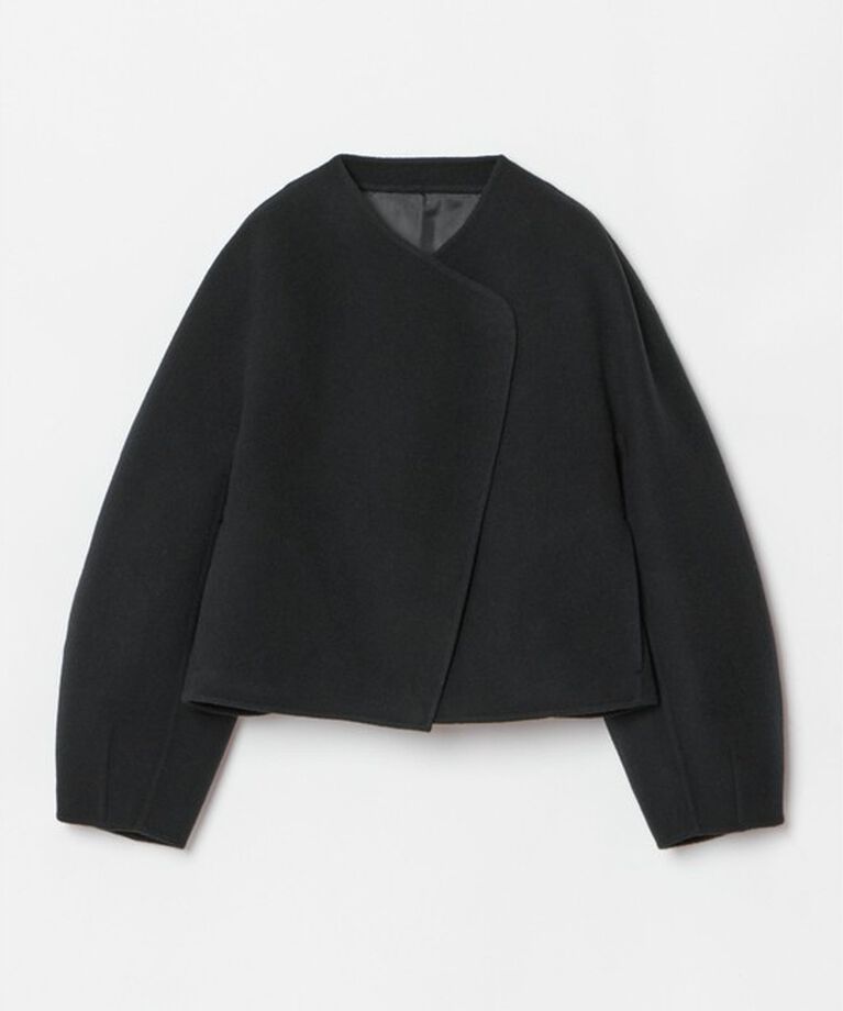 LOULOU WILLOUGHBY「【LOULOU WILLOUGHBY】シャルムビーバーリバージャケット」|ノーカラージャケット|