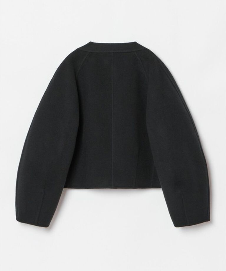 LOULOU WILLOUGHBY「【LOULOU WILLOUGHBY】シャルムビーバーリバージャケット」|ノーカラージャケット|