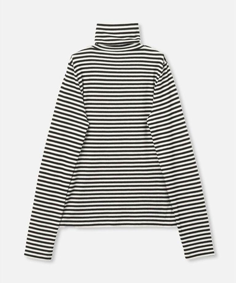 allureville「ハーフミラノボーダープルオーバー」|Tシャツ・カットソー|