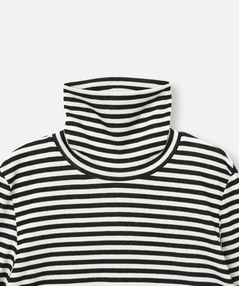 allureville「ハーフミラノボーダープルオーバー」|Tシャツ・カットソー|