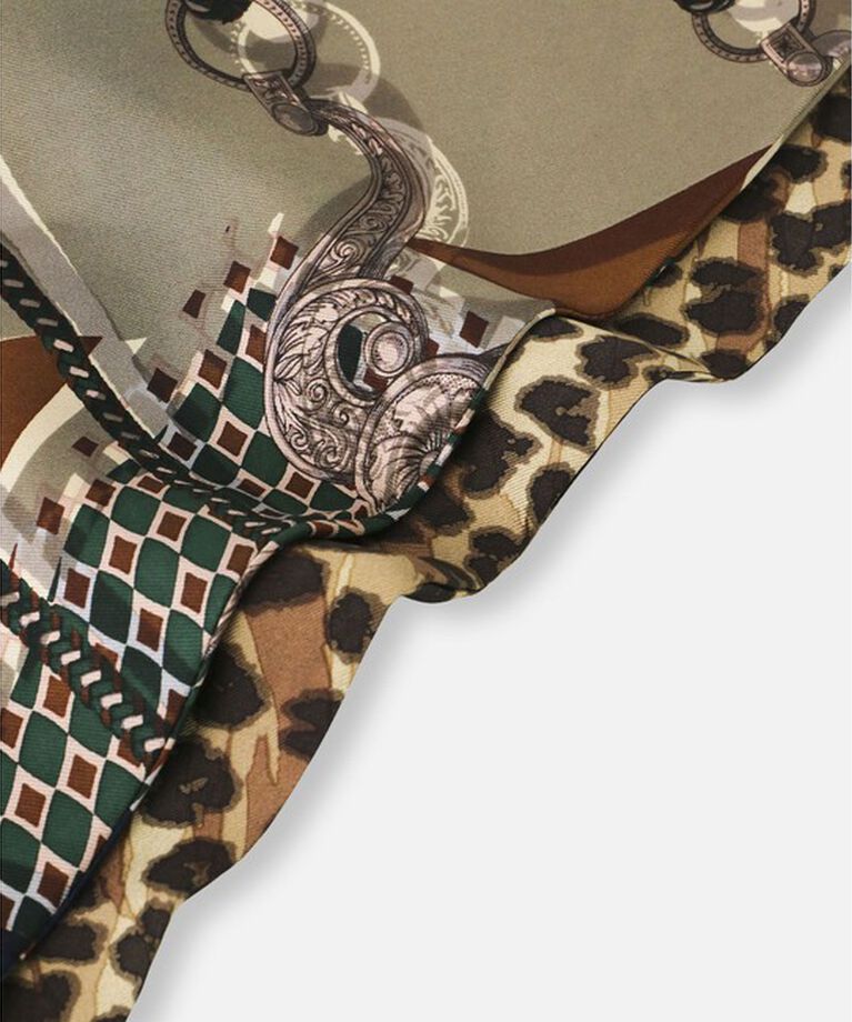 allureville「【manipuri(マニプリ)】 PATCHWORK DIAMOND SCARF」|バンダナ・スカーフ|