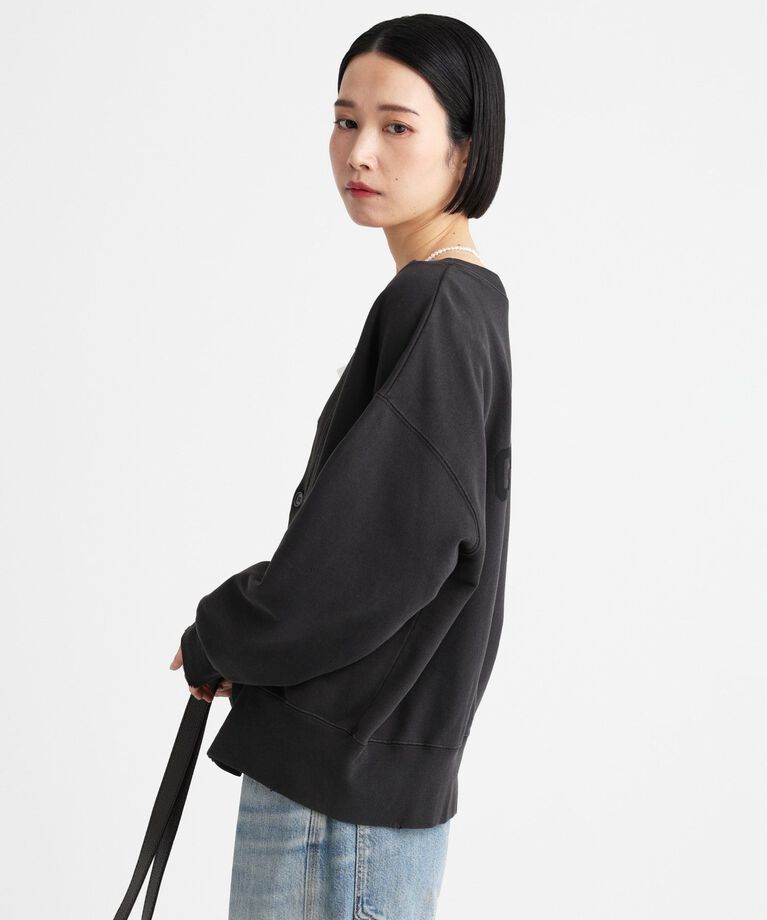  「 【81BRANCA】スウェットカーディガン」|カーディガン|