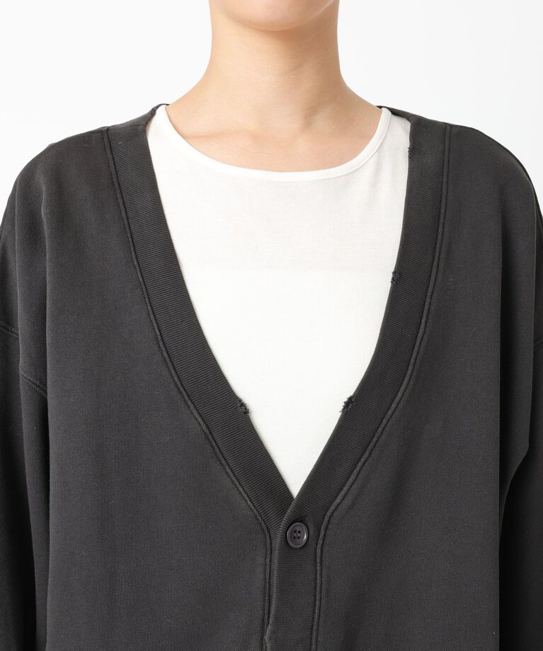  「 【81BRANCA】スウェットカーディガン」|カーディガン|