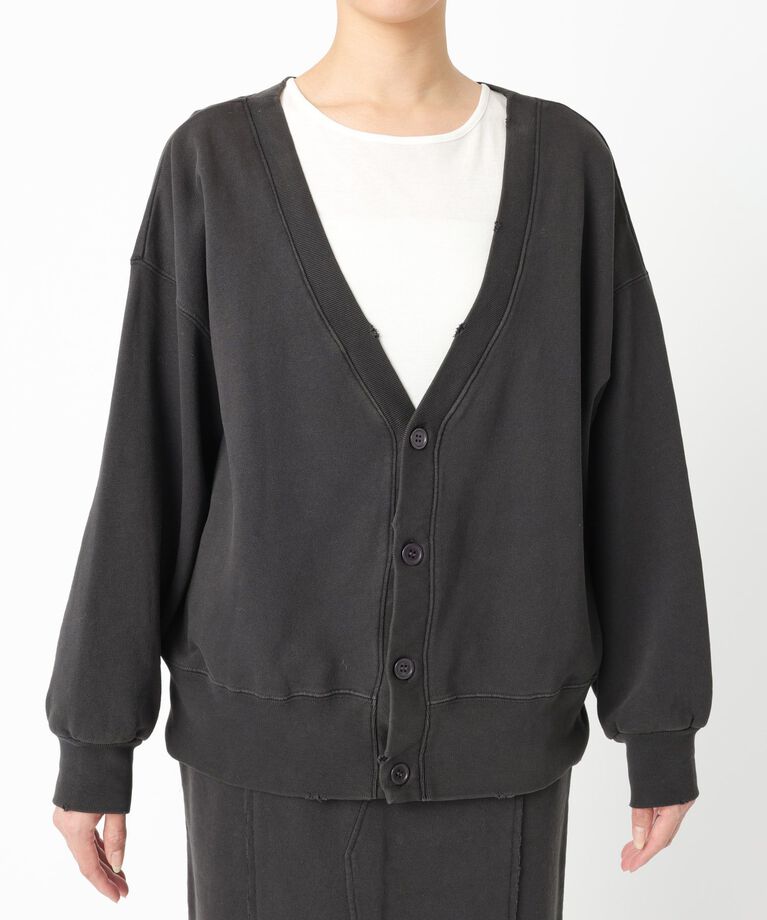 「 【81BRANCA】スウェットカーディガン」|カーディガン|