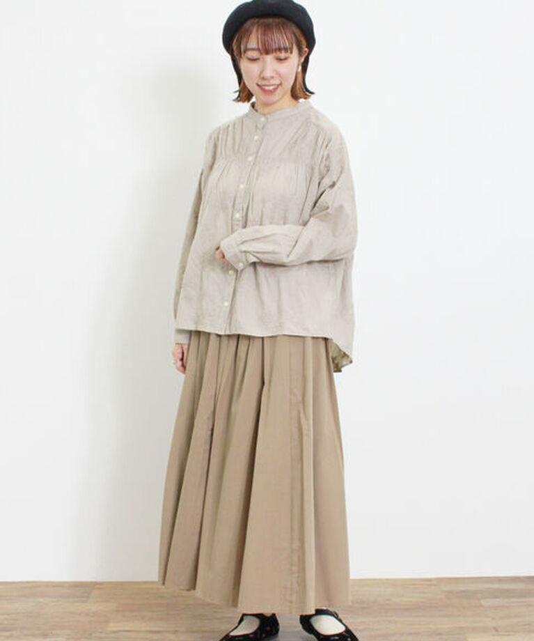 Samansa Mos2「ハンドステッチ風総刺繍ブラウス」|シャツ・ブラウス|