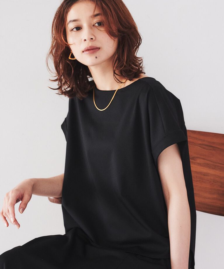 UNTITLED「【セットアップ可能】ドルマンシルエット プルオーバー」|Tシャツ・カットソー|ﾌﾞﾗｯｸ(019)