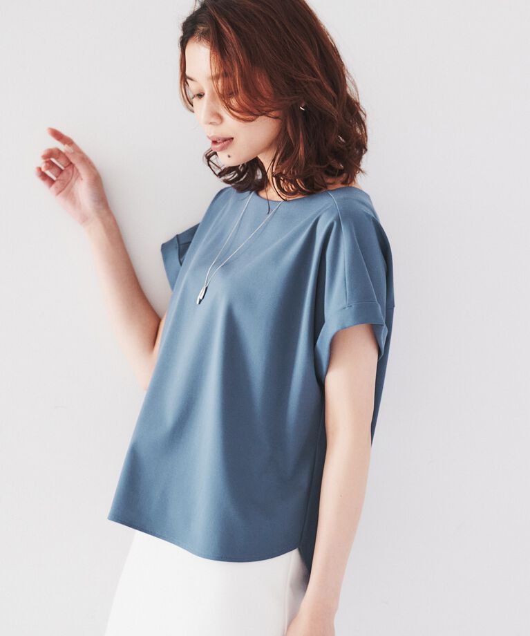 UNTITLED「【セットアップ可能】ドルマンシルエット プルオーバー」|Tシャツ・カットソー|ﾌﾞﾙｰ(692)
