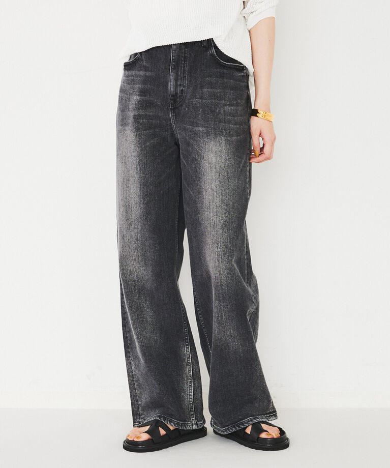 UNTITLED「【Healthy DENIM】 Pink Pepper（ピンクペッパー）ワイドストレートデニム」|デニム|