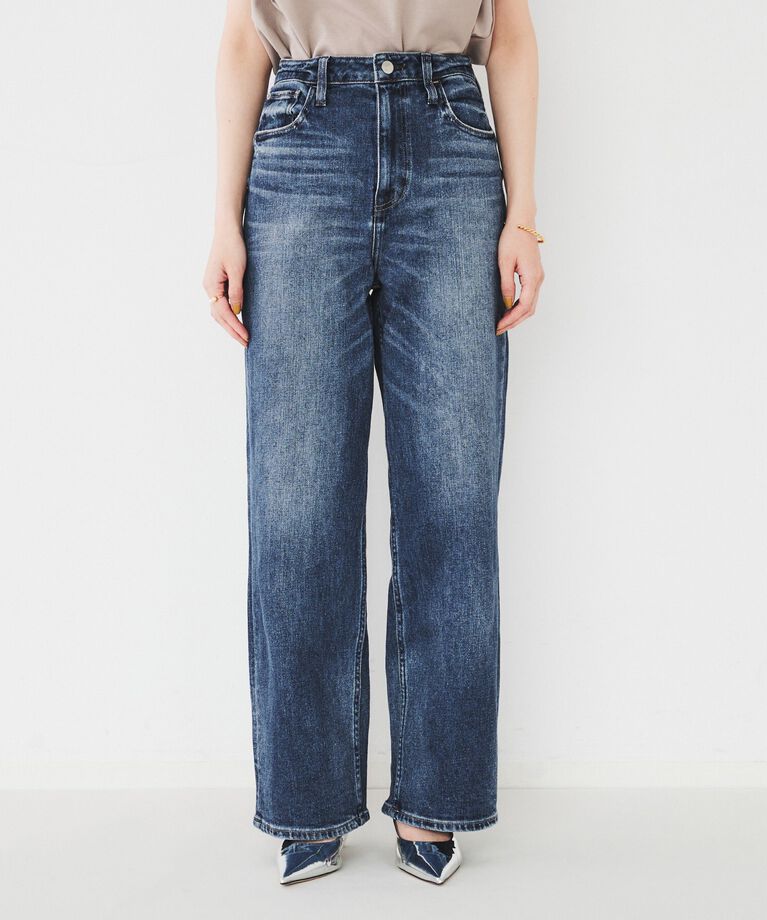 UNTITLED「【Healthy DENIM】 Pink Pepper（ピンクペッパー）ワイドストレートデニム」|デニム|