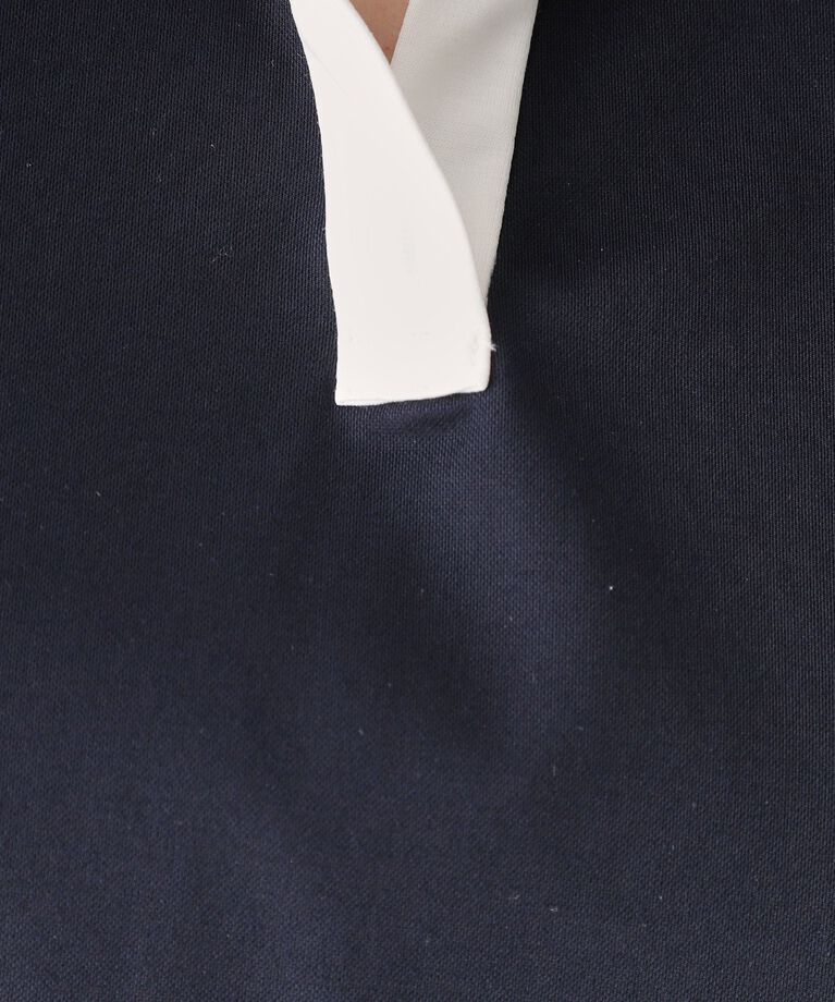 COUP DE CHANCE「【洗える／日本製】きれいめに着られる衿付きスキッパーカットソー」|Tシャツ・カットソー|