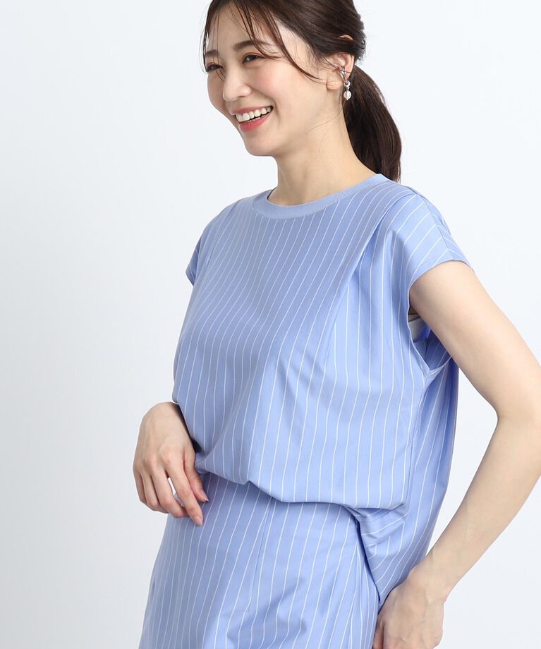 Reflect「【SALE／接触冷感／洗える／セットアップ可能】フレンチスリーブカットソー」|Tシャツ・カットソー|