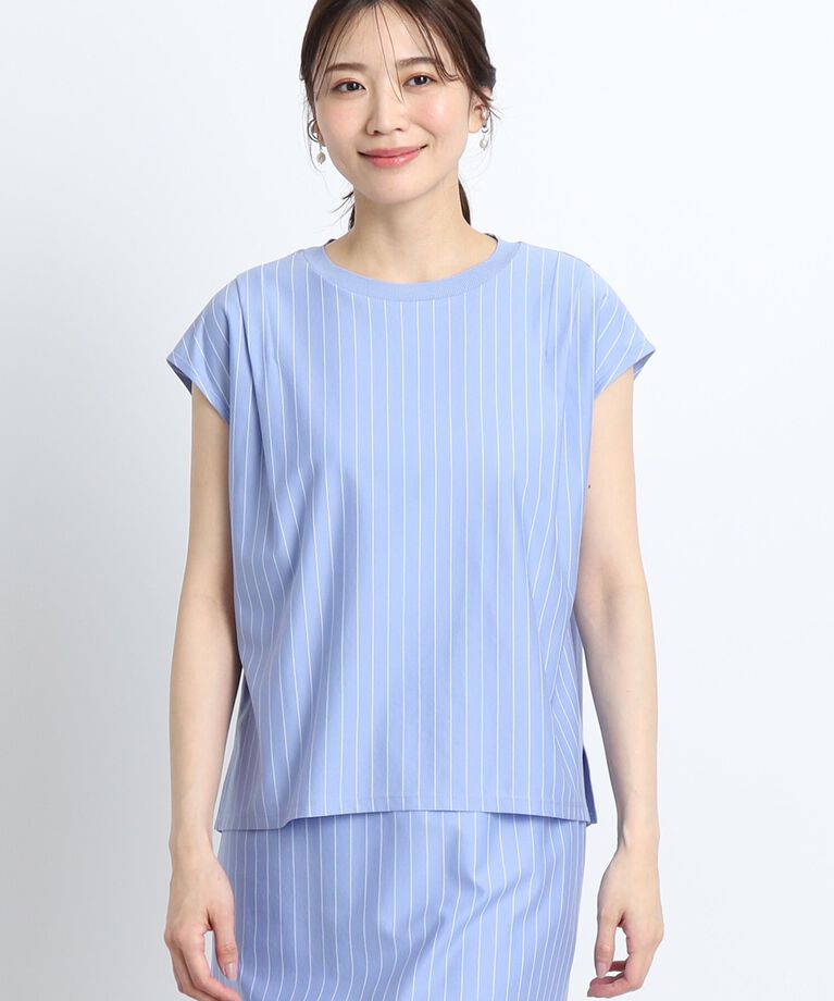 Reflect「【SALE／接触冷感／洗える／セットアップ可能】フレンチスリーブカットソー」|Tシャツ・カットソー|