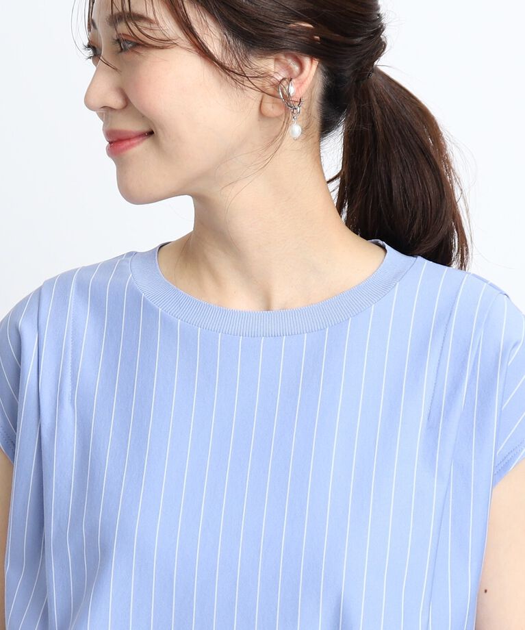 Reflect「【SALE／接触冷感／洗える／セットアップ可能】フレンチスリーブカットソー」|Tシャツ・カットソー|