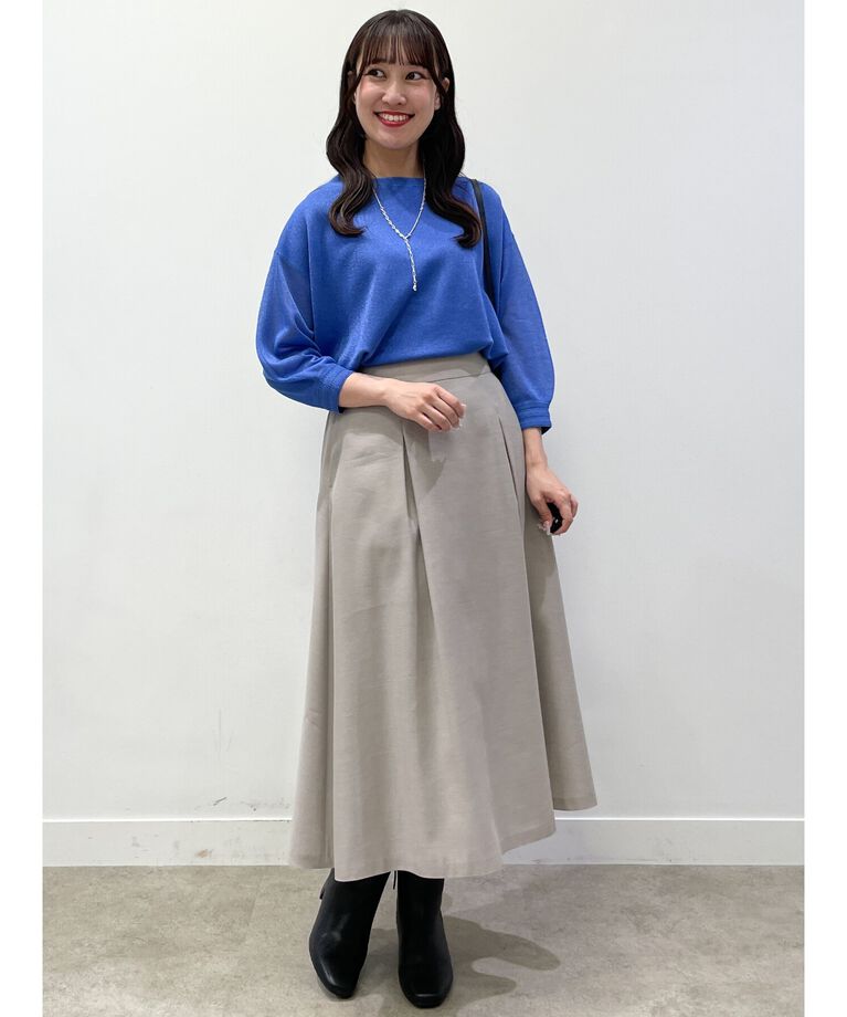 Reflect「【SALE／手洗い可】シャンブレーカラースカート」|スカート|